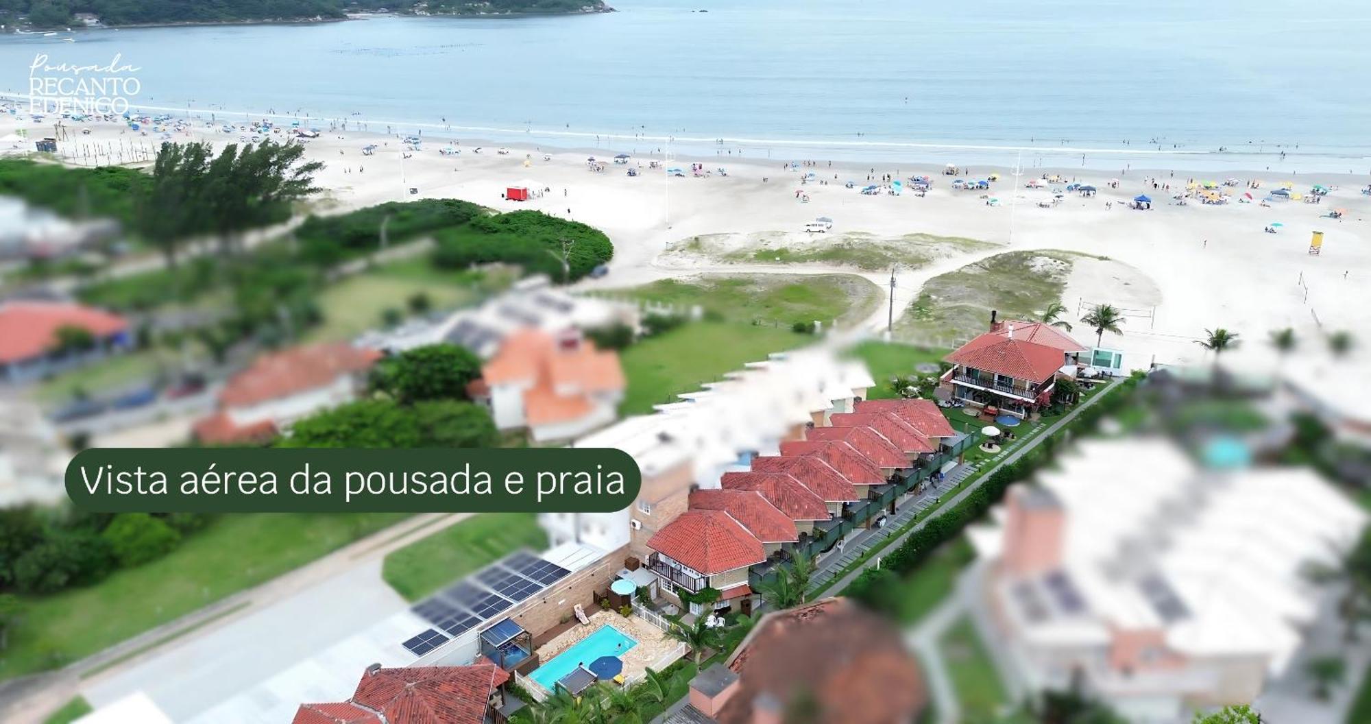 Pousada Recanto Edenico - A Beira Mar Da Praia Ponta Do Papagaio, Palhoca Sc Exterior photo